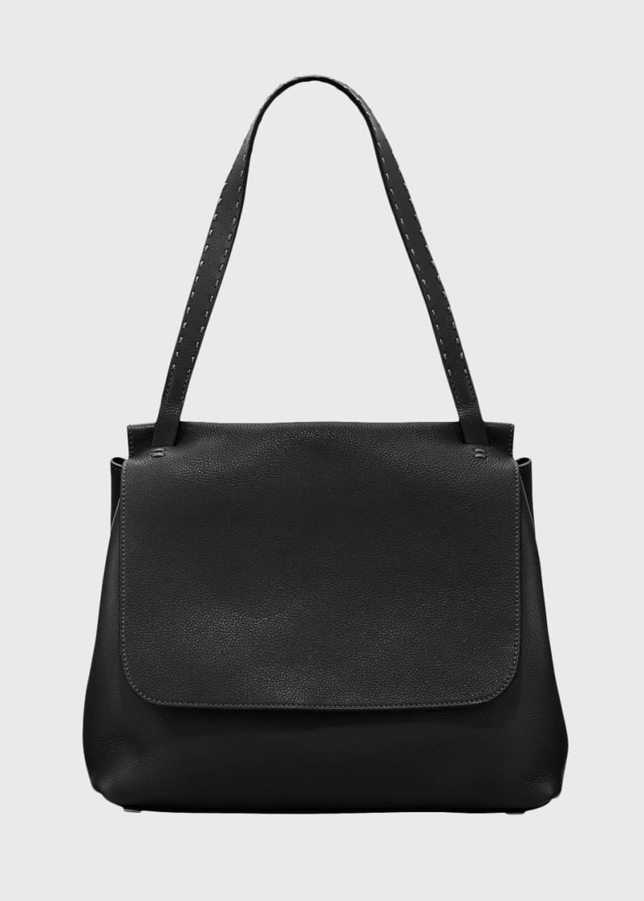 THE ROW Sidekick Fine Grain Leather Shoulder Bag Bergdorf Goodman