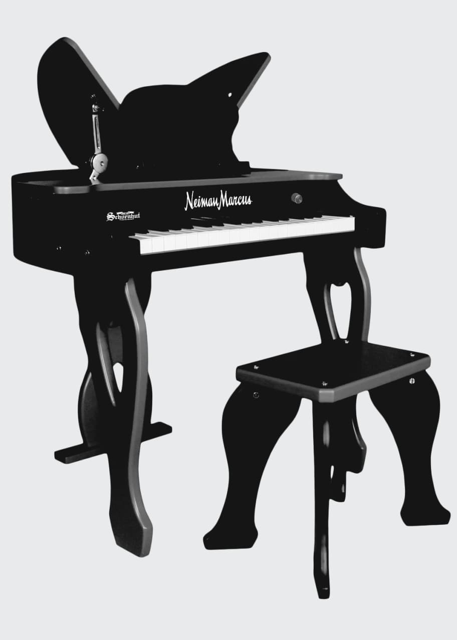Schoenhut 37 Key Electronic Butterfly Piano Bench Black Bergdorf Goodman