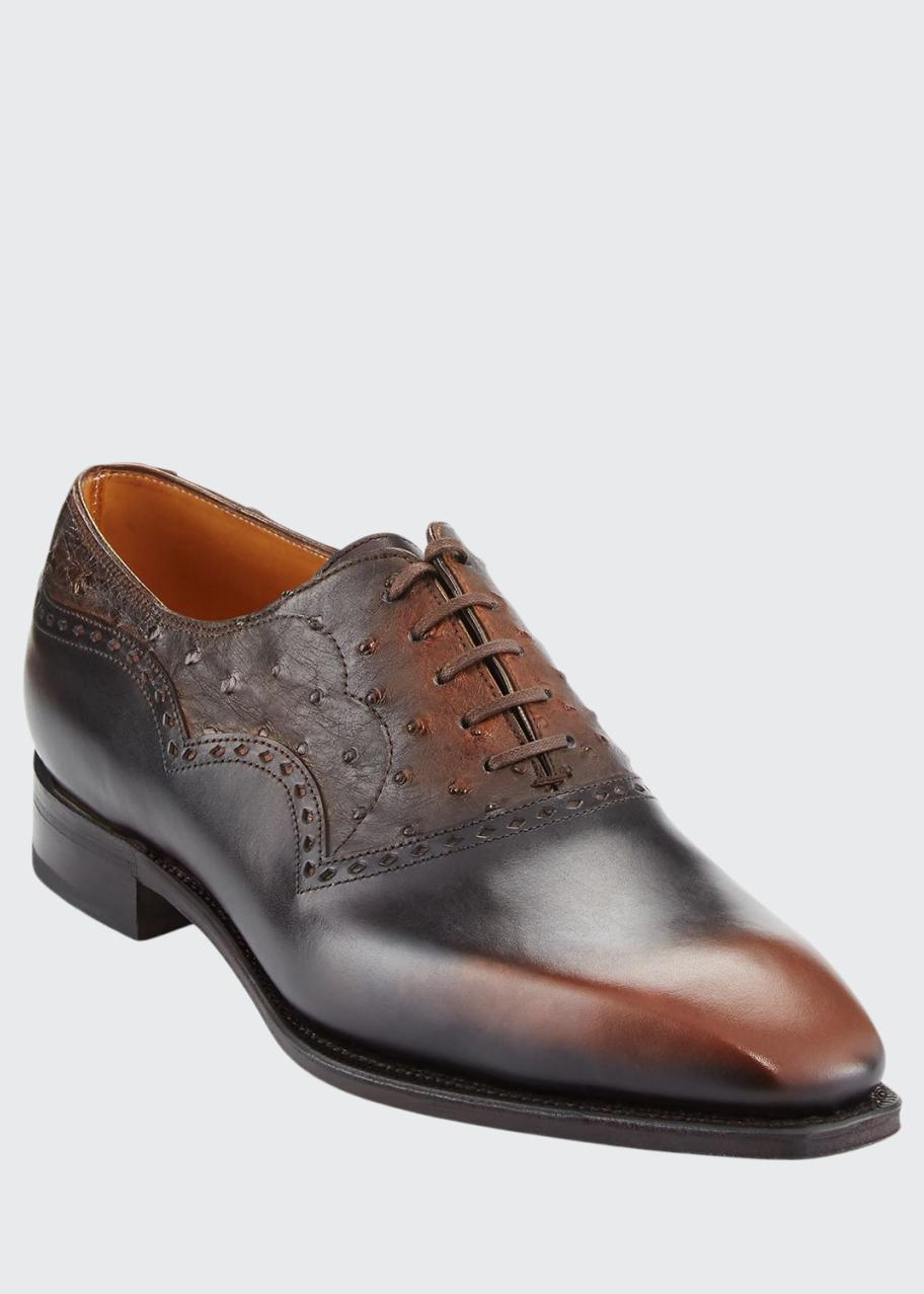Chaussure Corthay Wilfrid Bespoke - Pointure 42,5, Marron, Cuir, Occasion Très Bon état