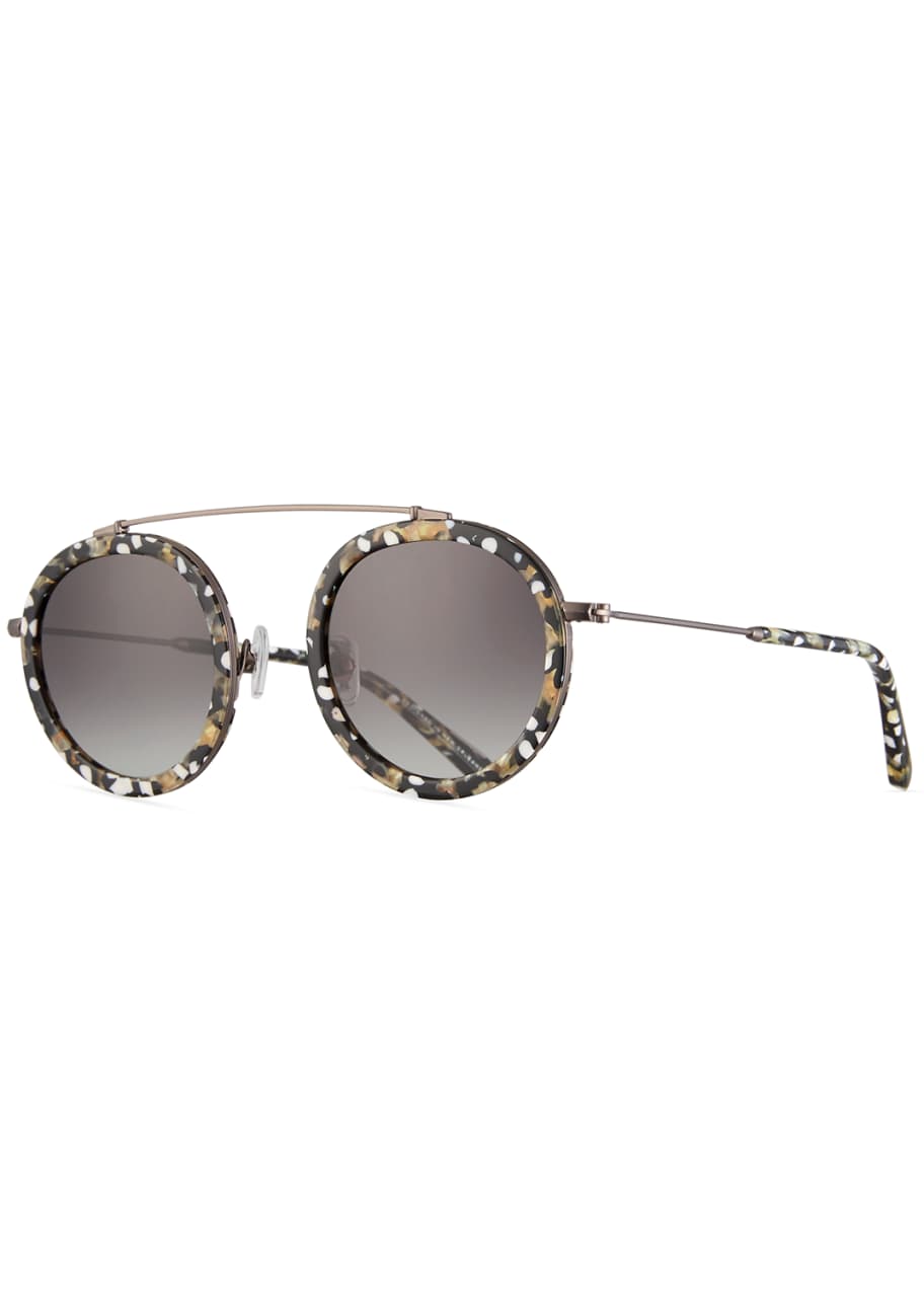 KREWE Conti Gradient Aviator Sunglasses Bergdorf Goodman