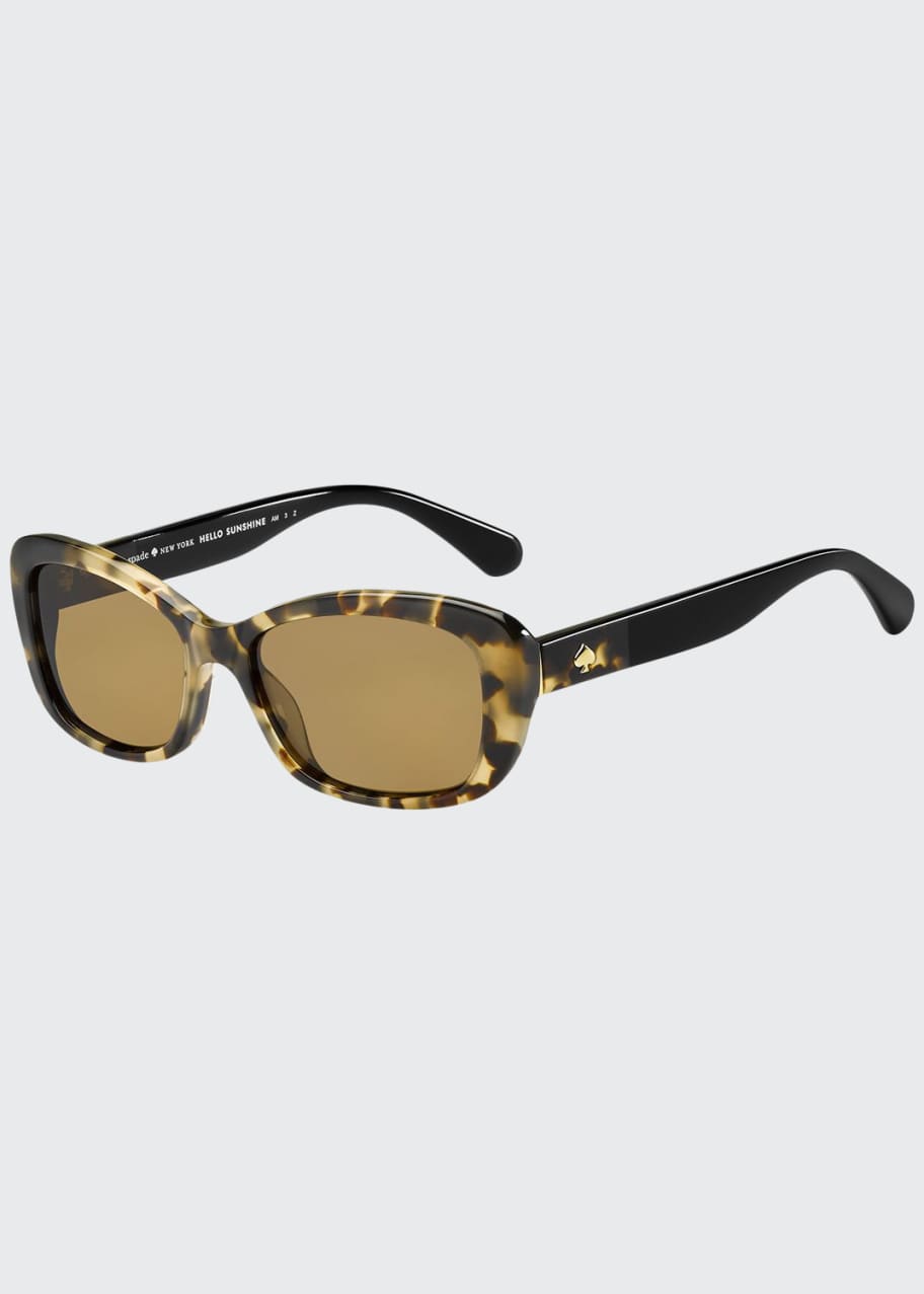 kate spade new york claretta twotone oval sunglasses Bergdorf Goodman