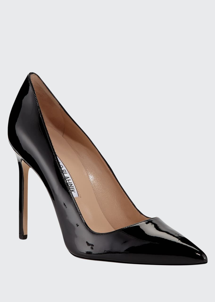 Image 1 of 1: BB Patent 105mm Pointed-Toe Pump