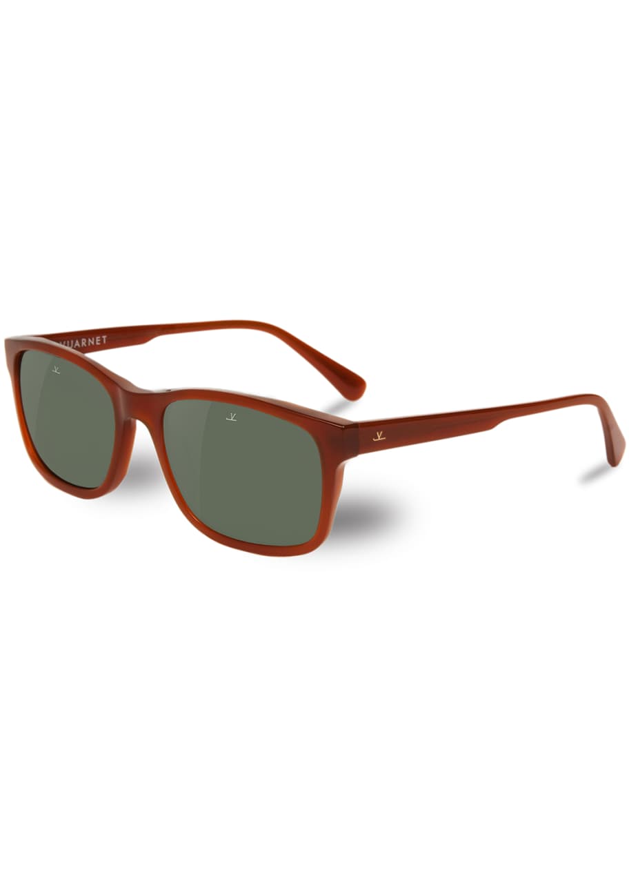 Image 1 of 1: District Medium Rectangular Sunglasses, Brown