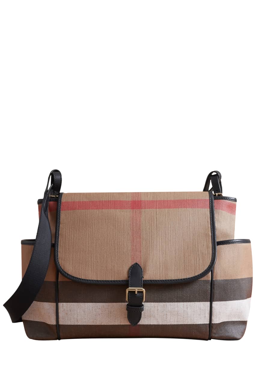 Burberry flap diaper bag store