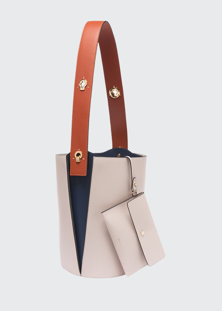 Danse Lente Mini Lorna Colorblock Leather Hobo Bag Bergdorf Goodman