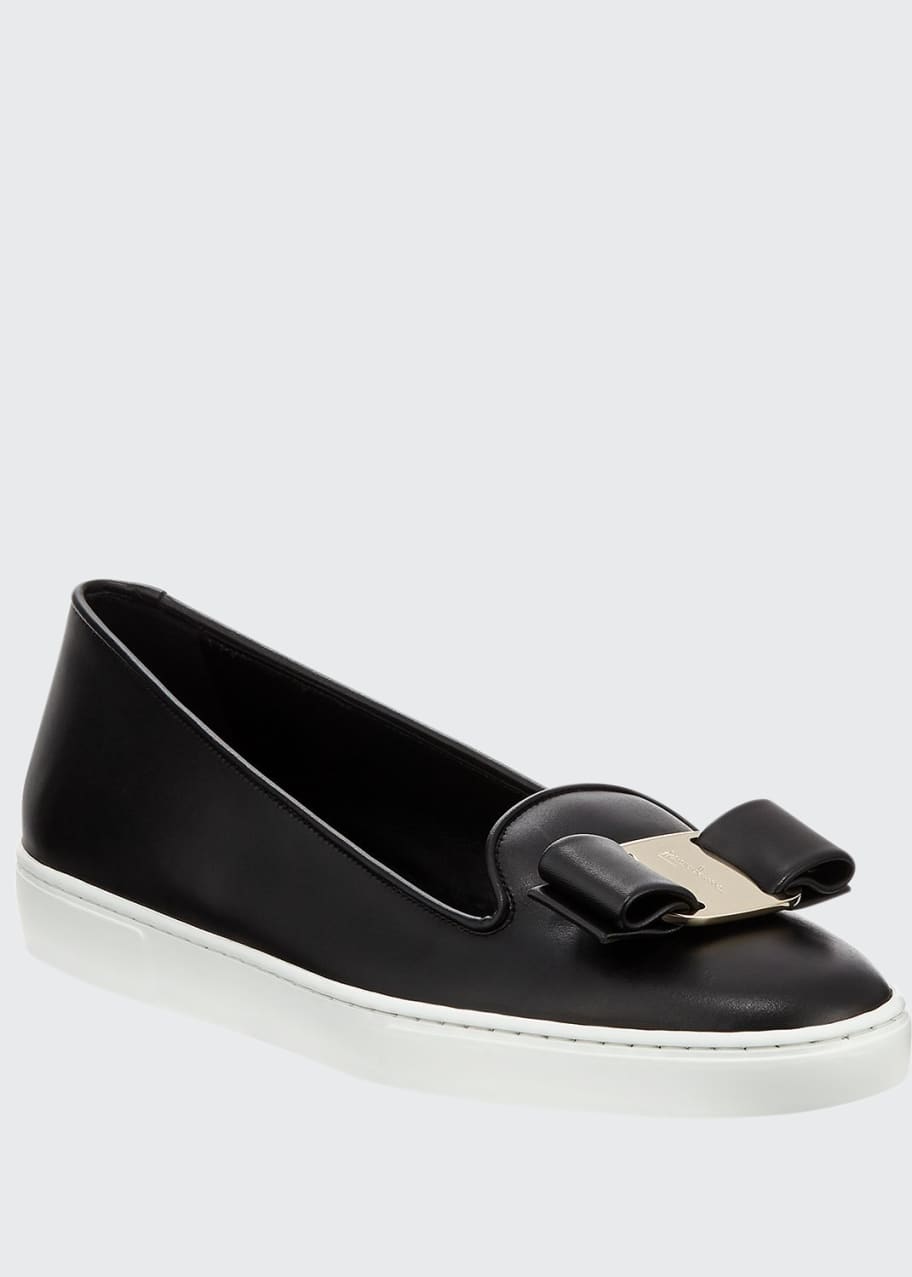 Ferragamo Novello Sporty Platform Ballerina Sneakers Bergdorf
