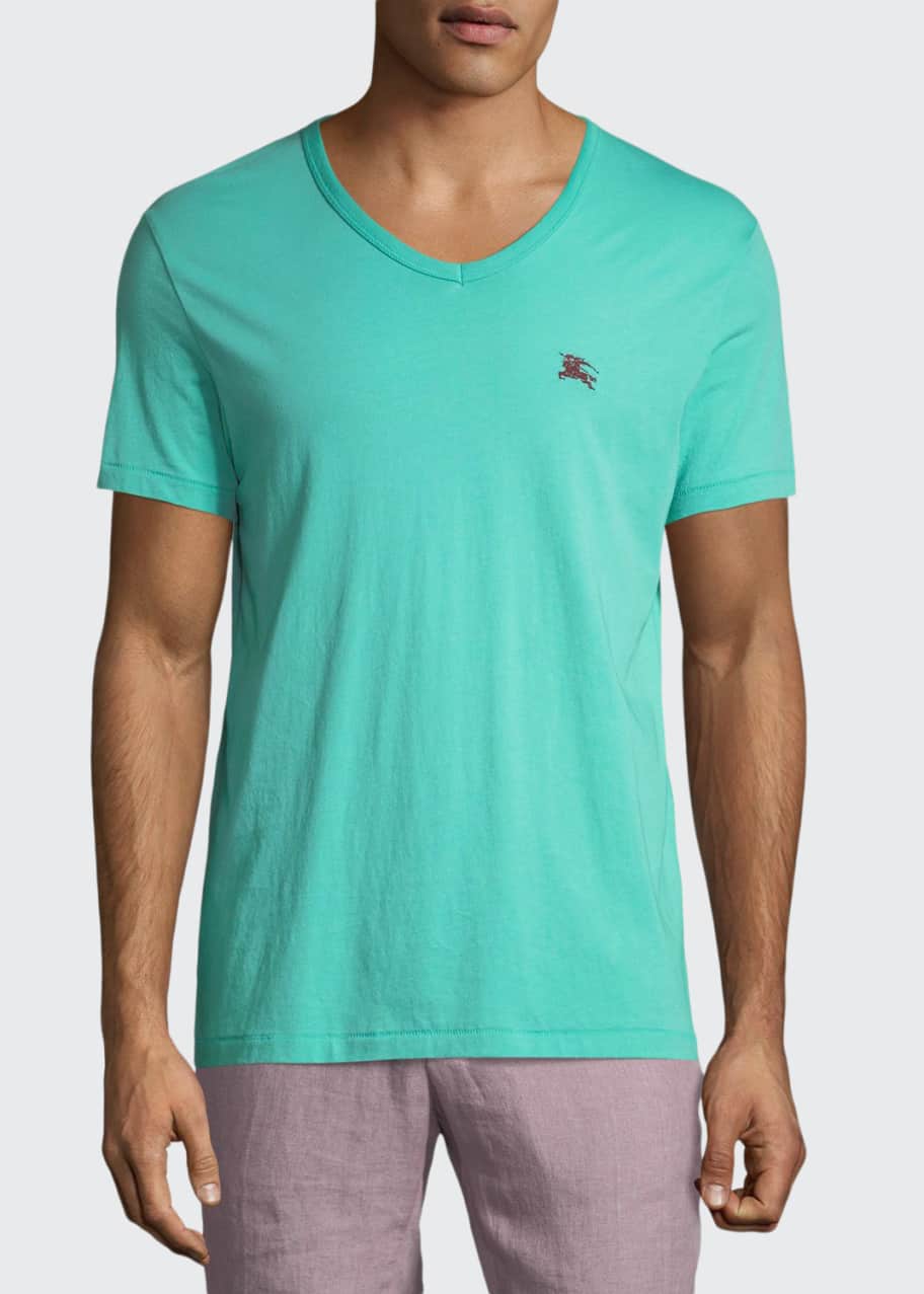 Burberry v neck tee mens sales