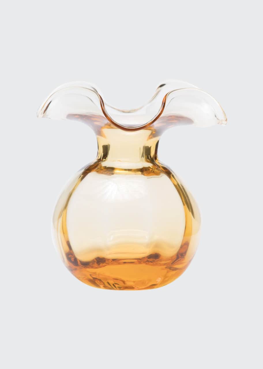 Vietri Hibiscus Glass Bud Vase, Amber Bergdorf Goodman
