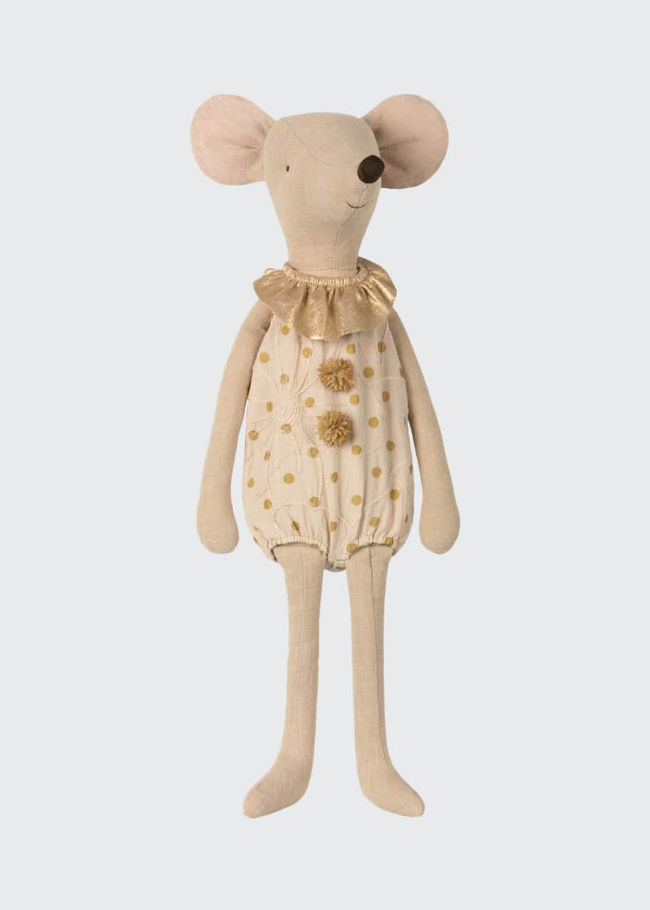 Image 1 of 1: Circus Girl Mouse Stuffed Toy