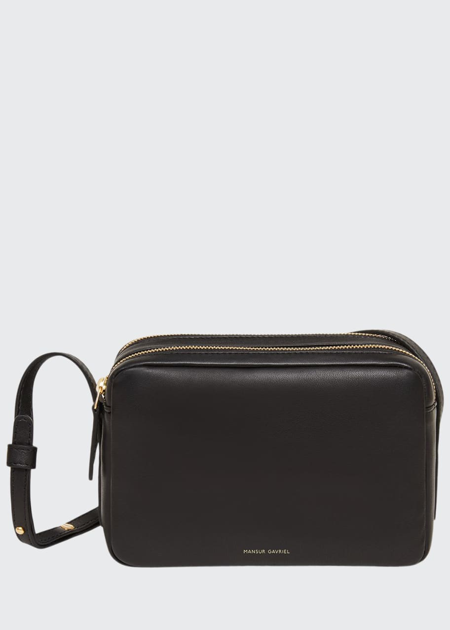 Mansur gavriel double clearance zip crossbody bag