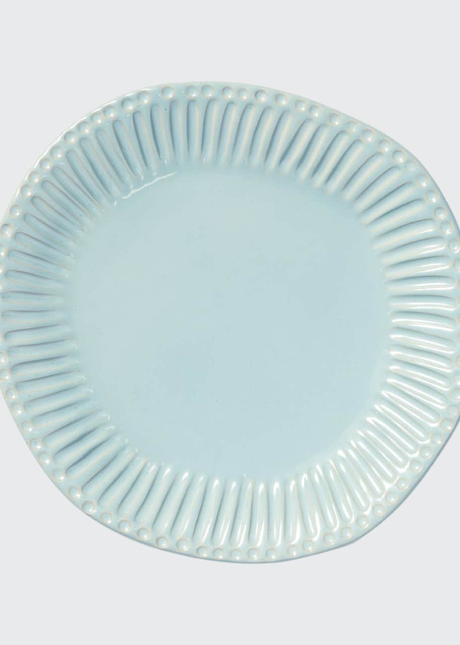Image 1 of 1: Incanto Stone Stripe Dinner Plate, Aqua