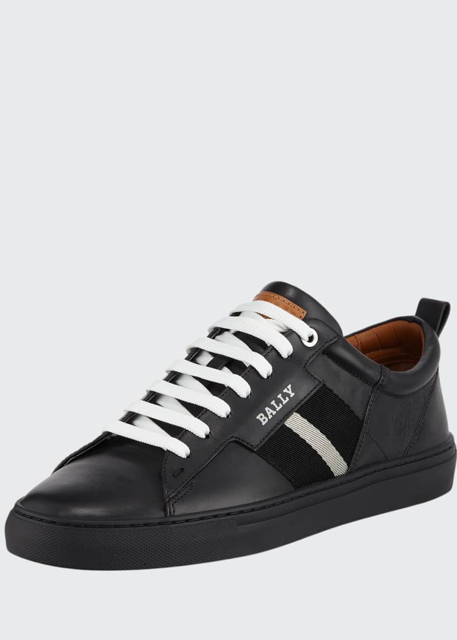 Bally Men s Helvio Leather Low Top Sneakers Bergdorf Goodman