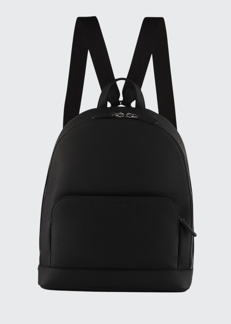 Giorgio armani sale leather backpack