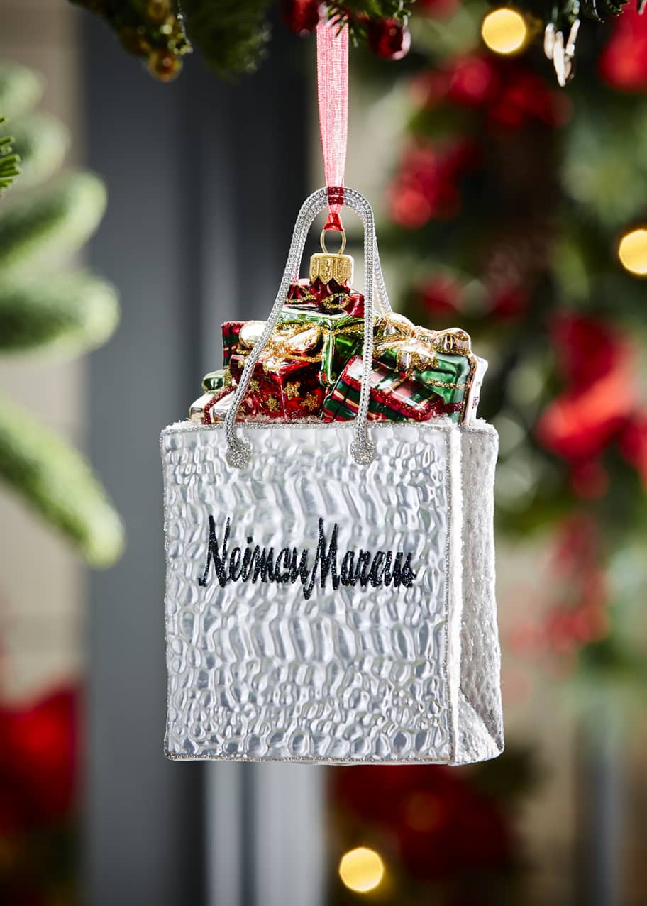 Neiman Marcus 2021 Annual Edition NM Shopping Bag Christmas Ornament