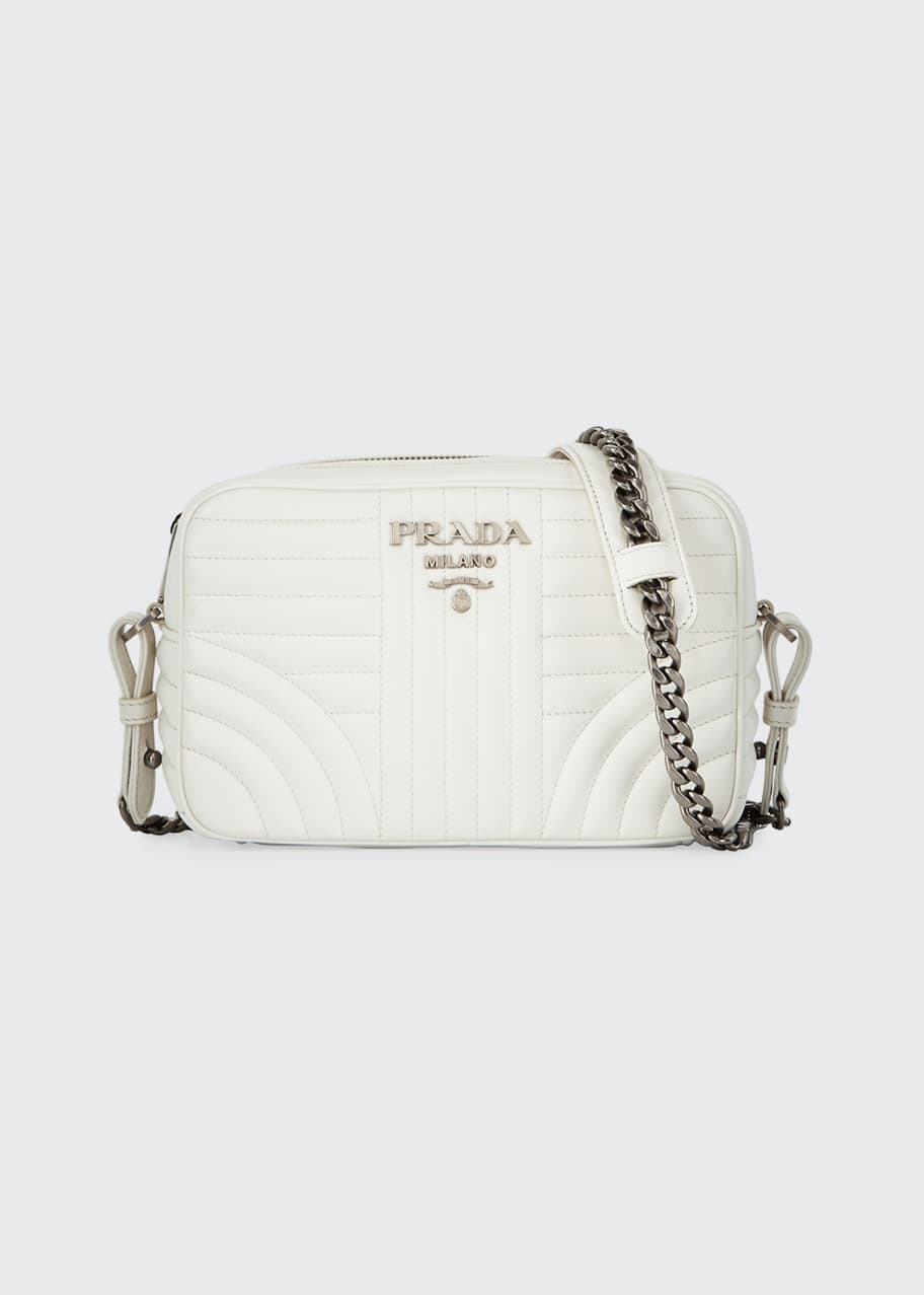 Prada Diagramme Camera Bag in Black