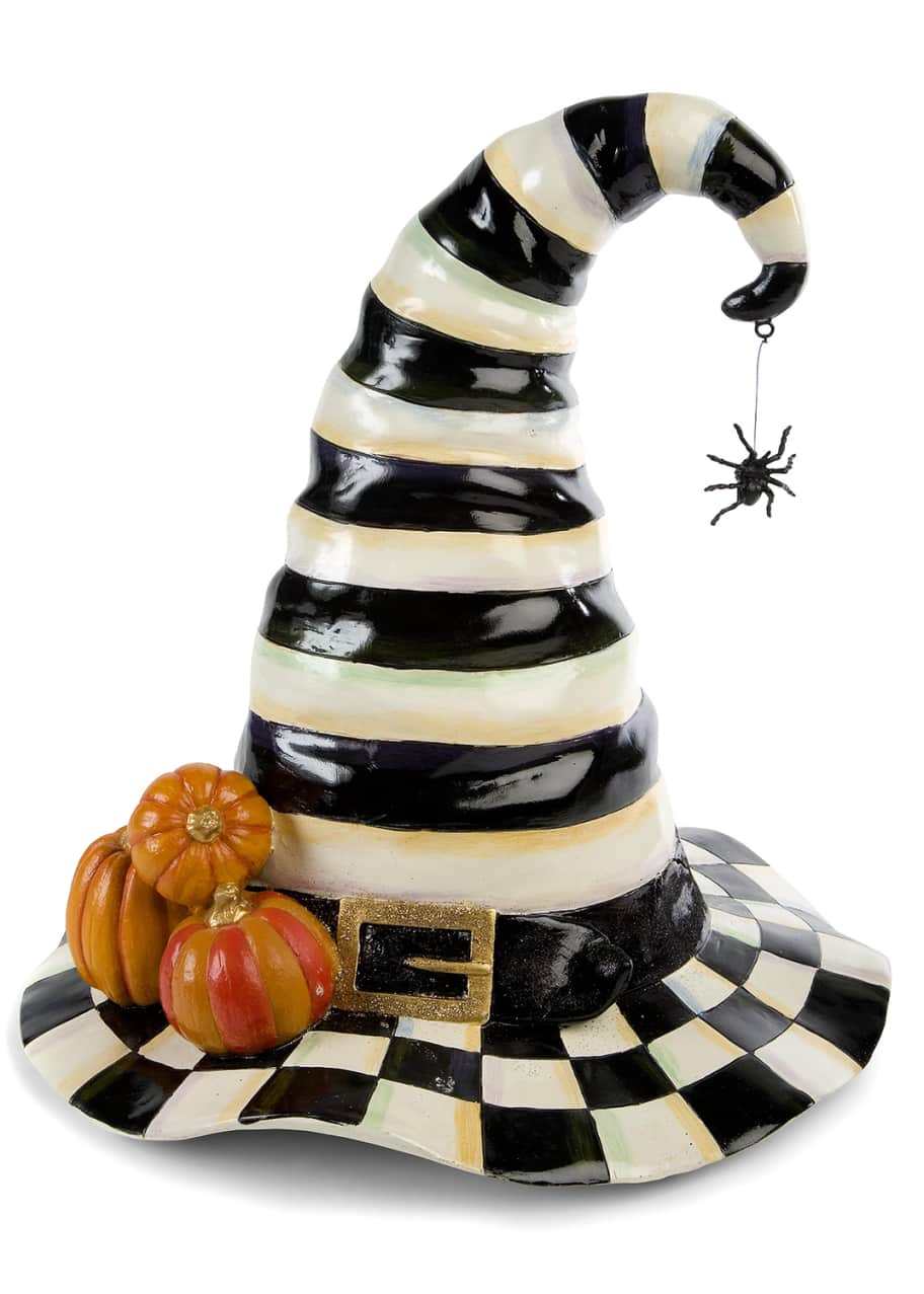 Image 1 of 1: Courtly Check Stripe Witch's Hat