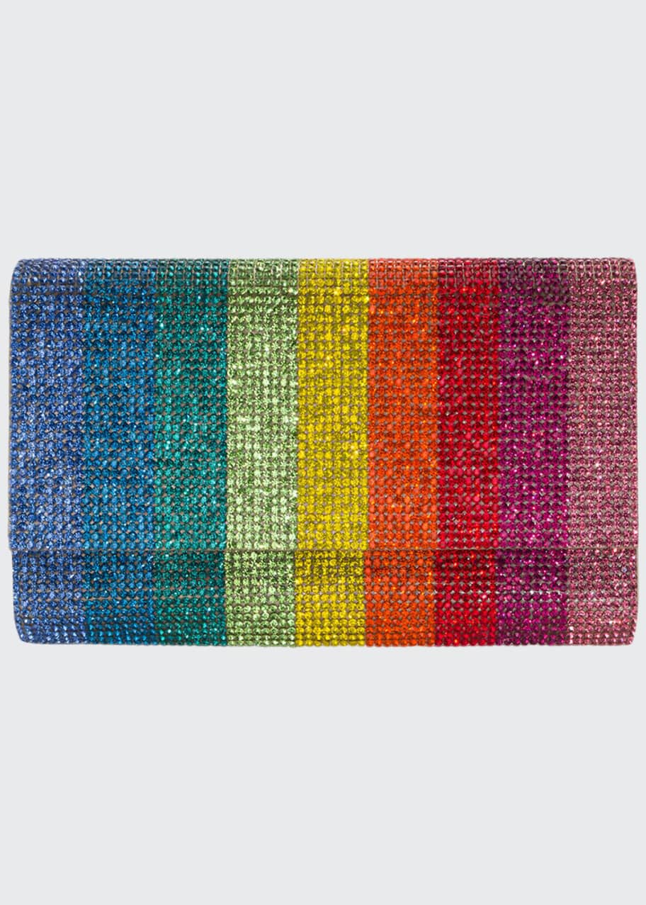 Nina shop rainbow clutch