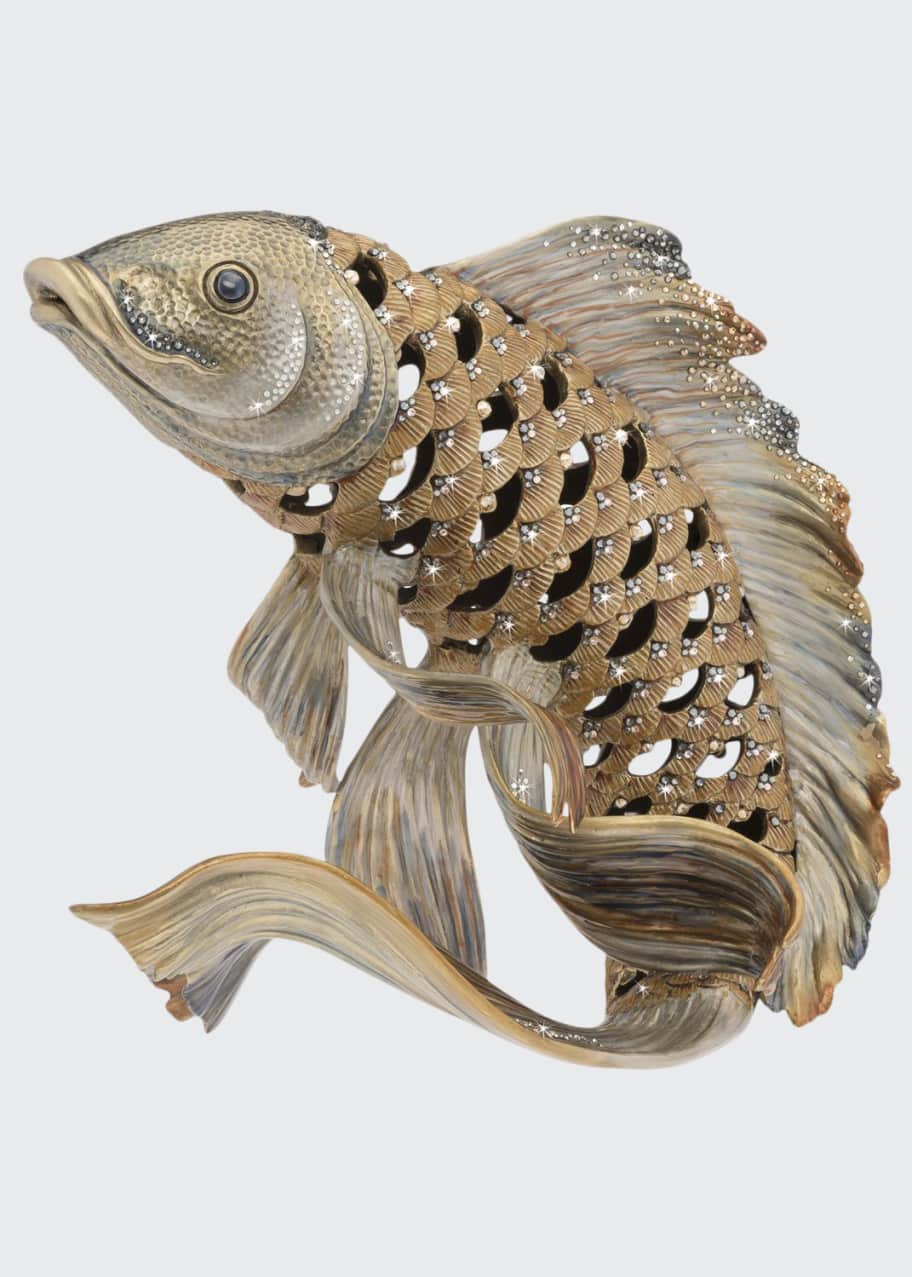 Image 1 of 1: Koi Fish Figurine