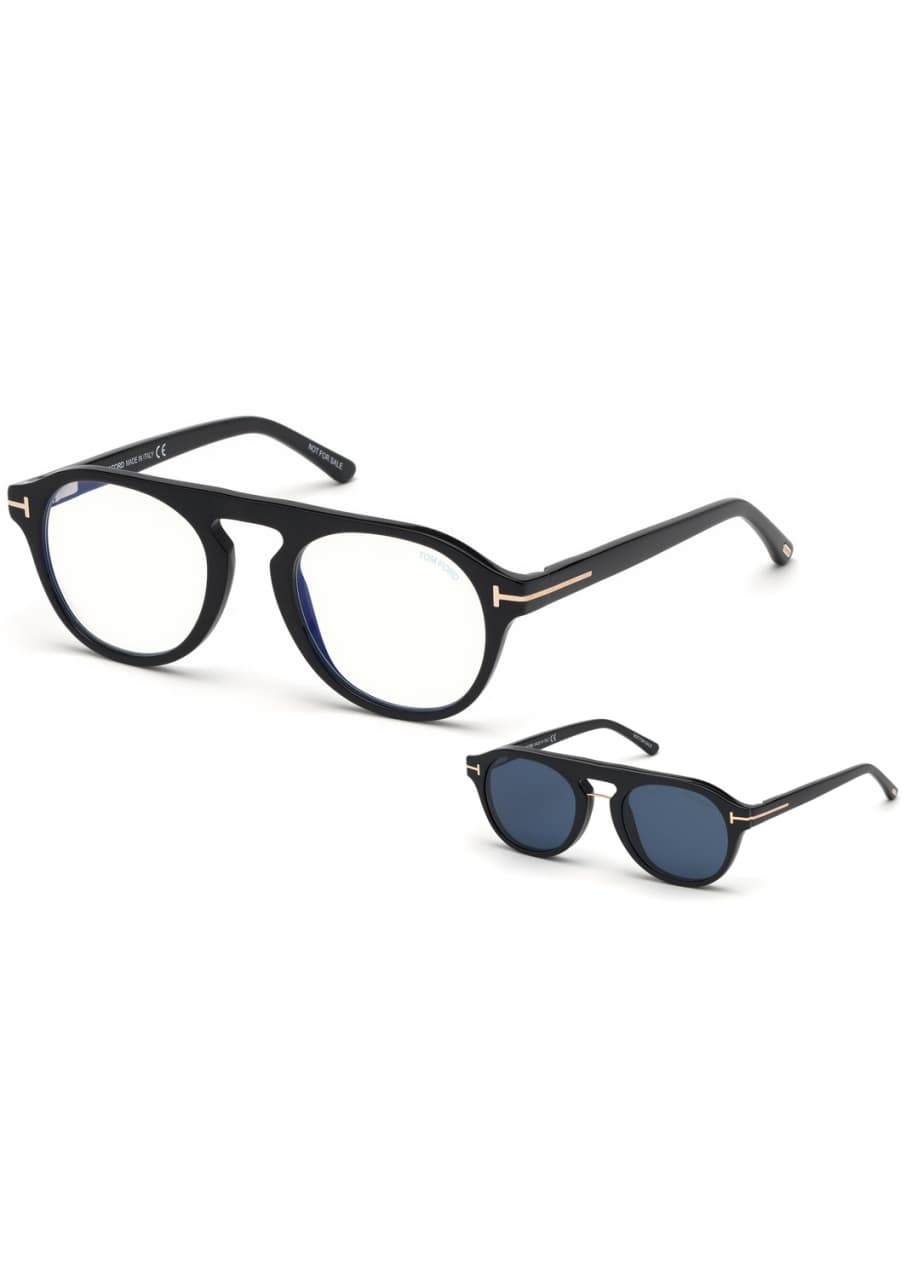 Tom ford magnetic clip on glasses 2025