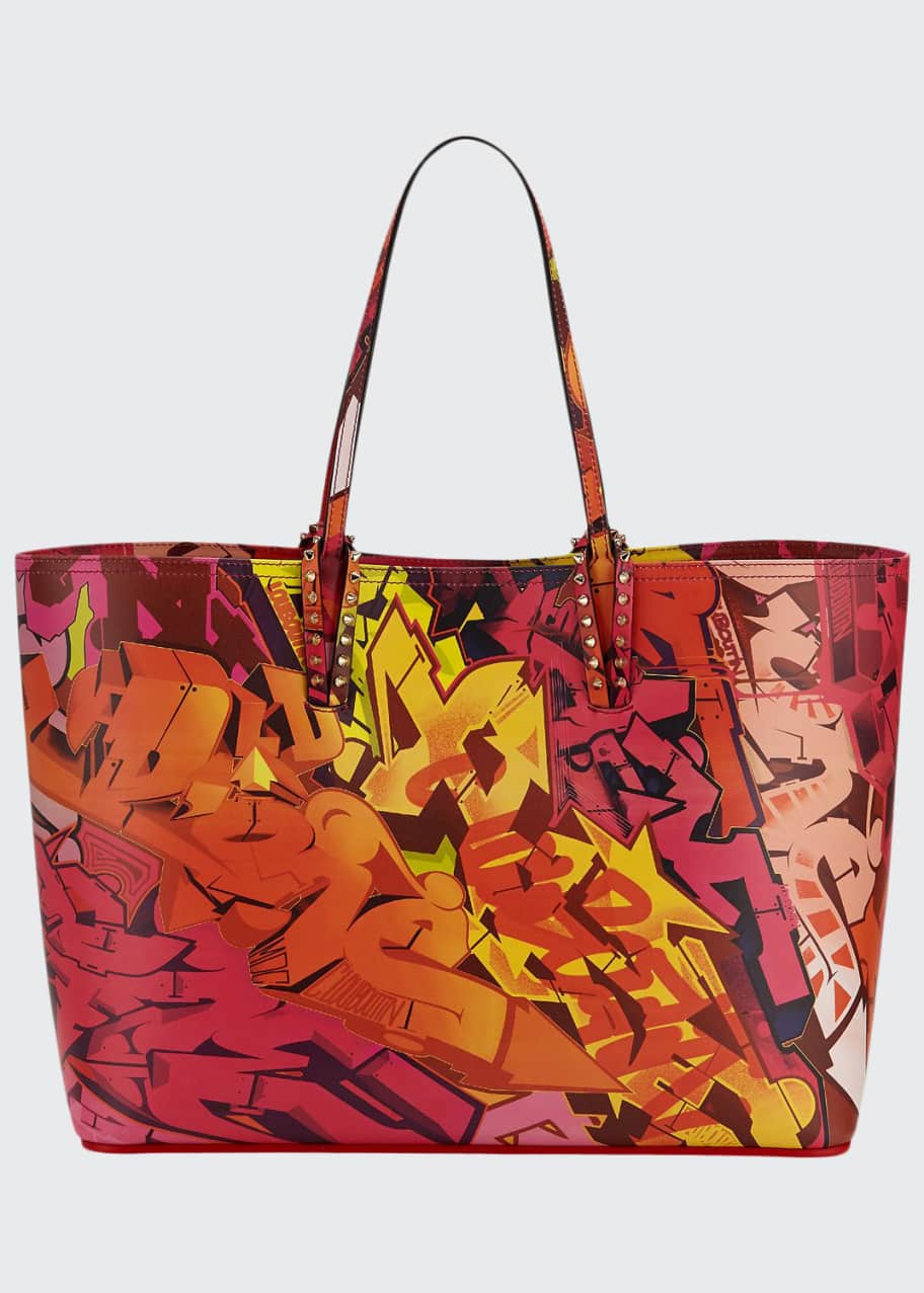 Christian Louboutin Cabata Calf Paris Metro Graf Tote Bag