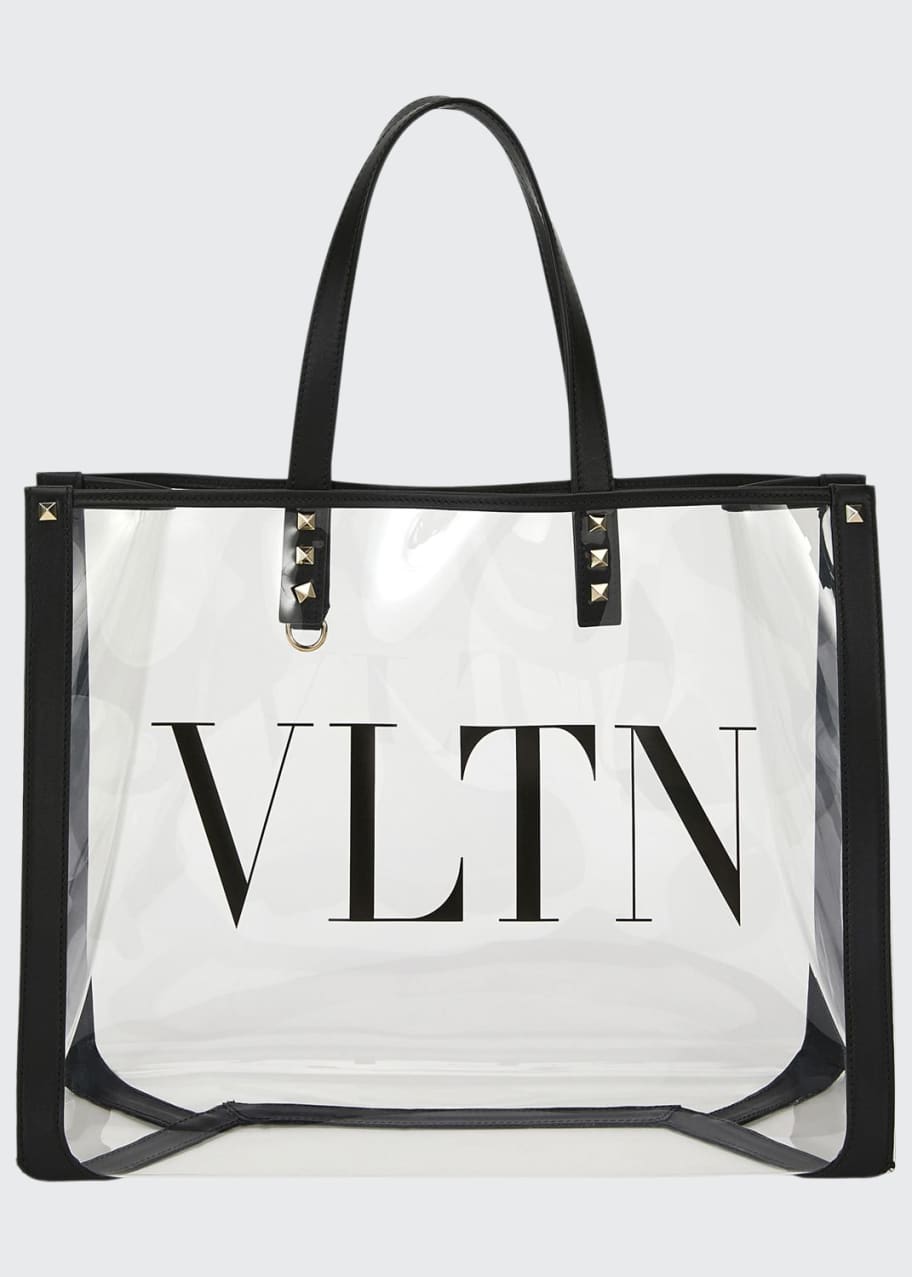 Image 1 of 1: VLTN Grande Polymeric Tote Bag