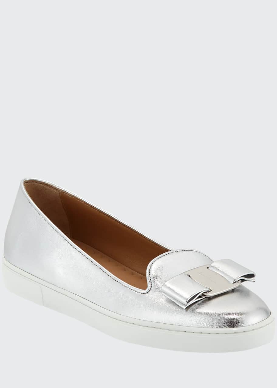 Novello Bow Slip On Sneakers