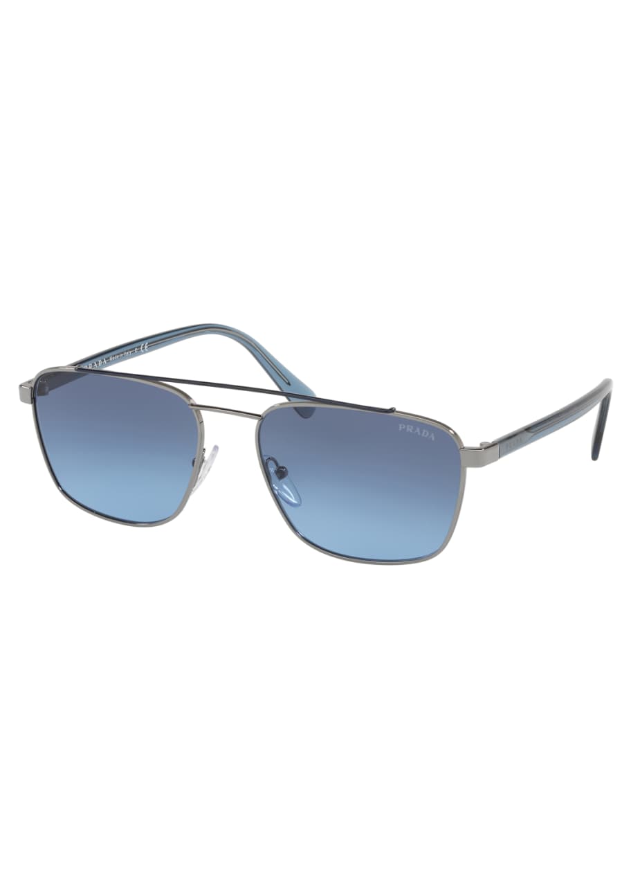 Prada square aviator sunglasses top
