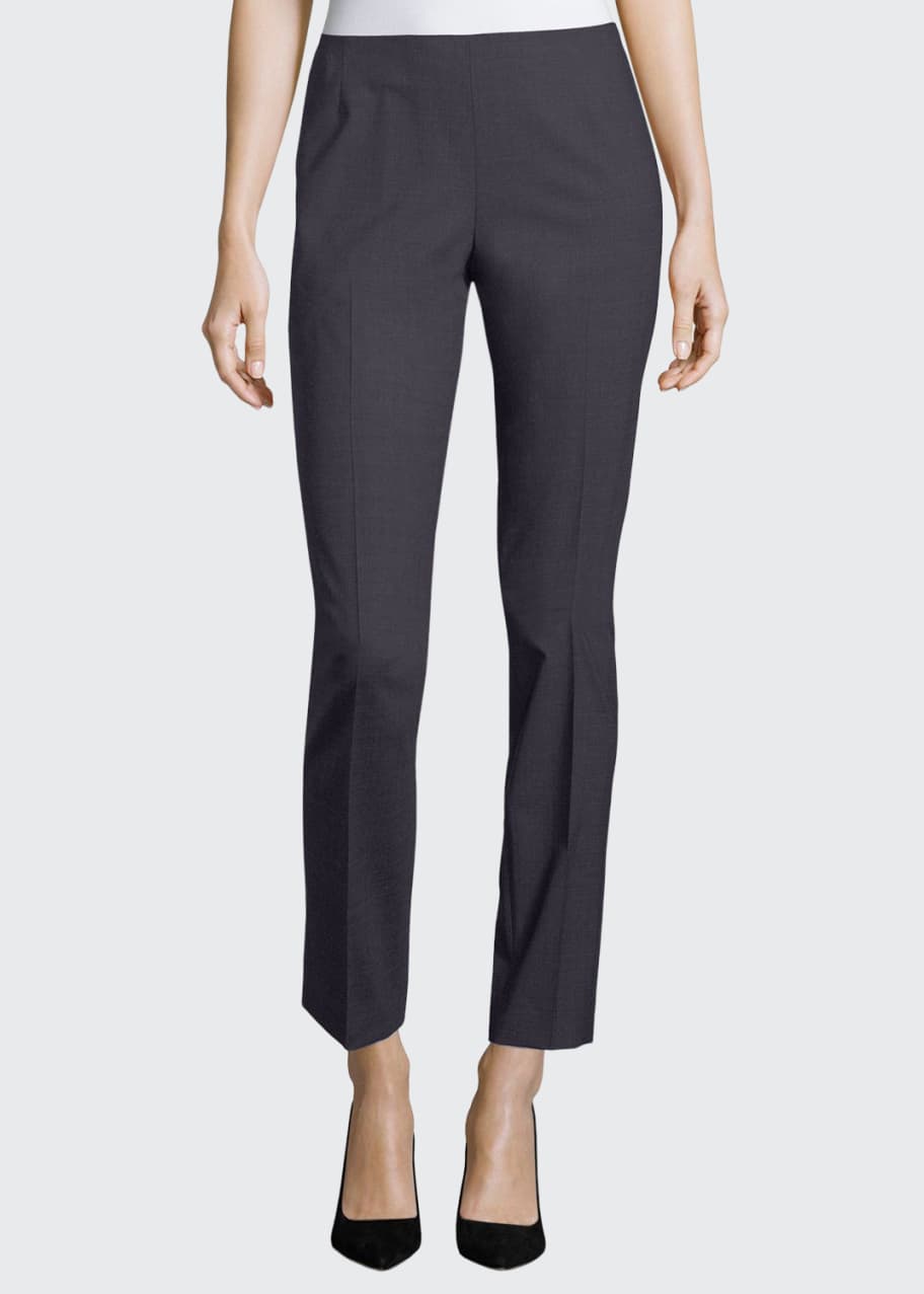 Image 1 of 1: Stanton Full-Length Stretch-Wool Pants