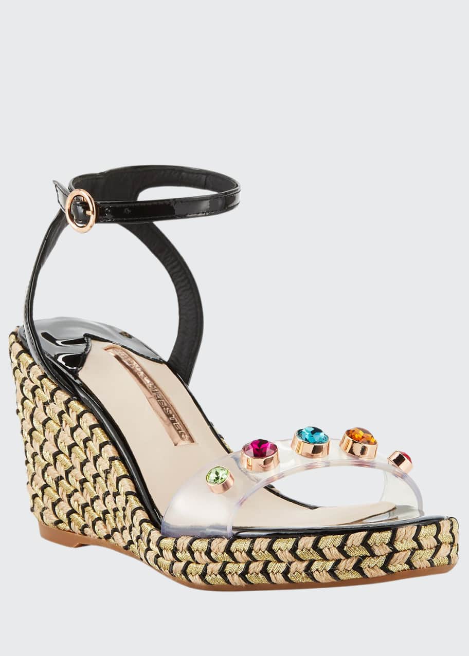 Sophia Webster Dina Gem Mid Espadrille Sandals Bergdorf Goodman