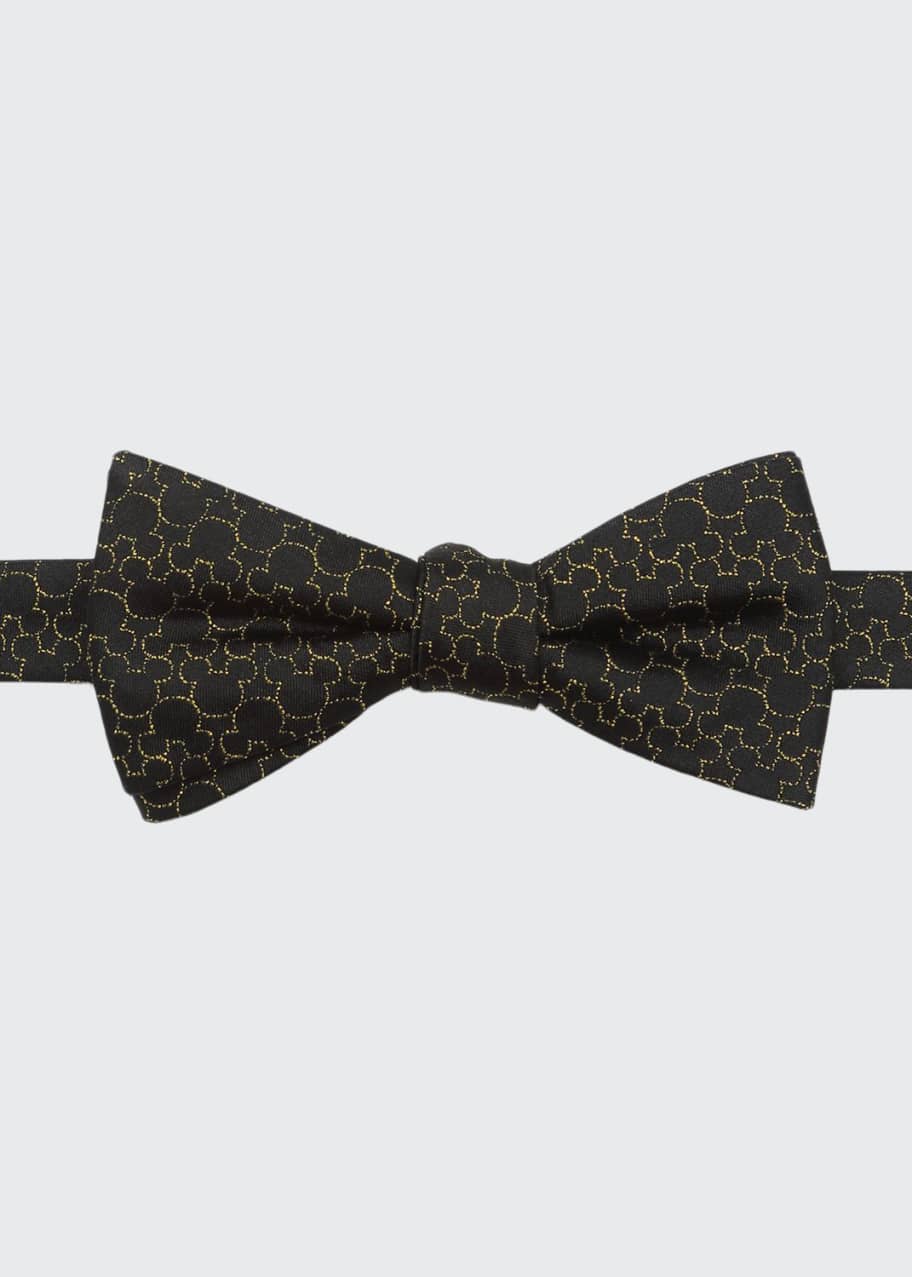 Image 1 of 1: Men's Mickey's 90th Anniversary Silk Bow Tie