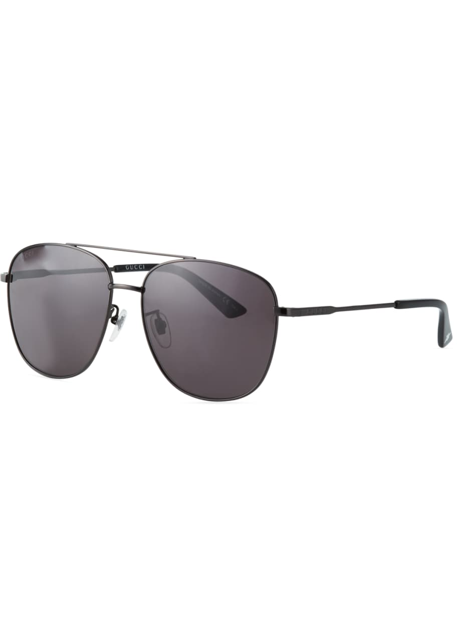 Image 1 of 1: Men's GG0410SK001M Aviator Sunglasses