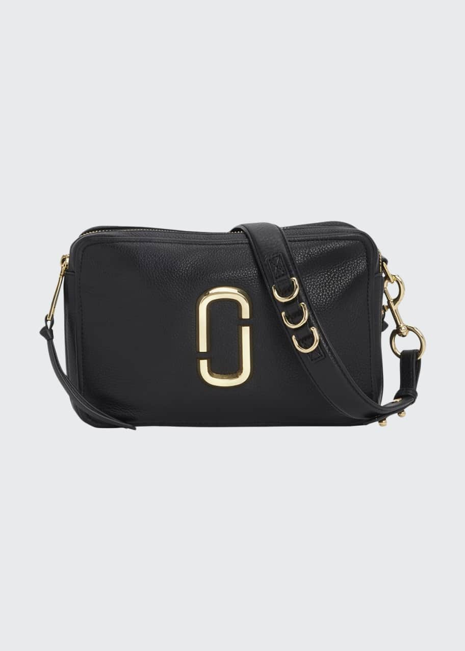 Marc Jacobs The Softshot 27 Crossbody Bag In Black