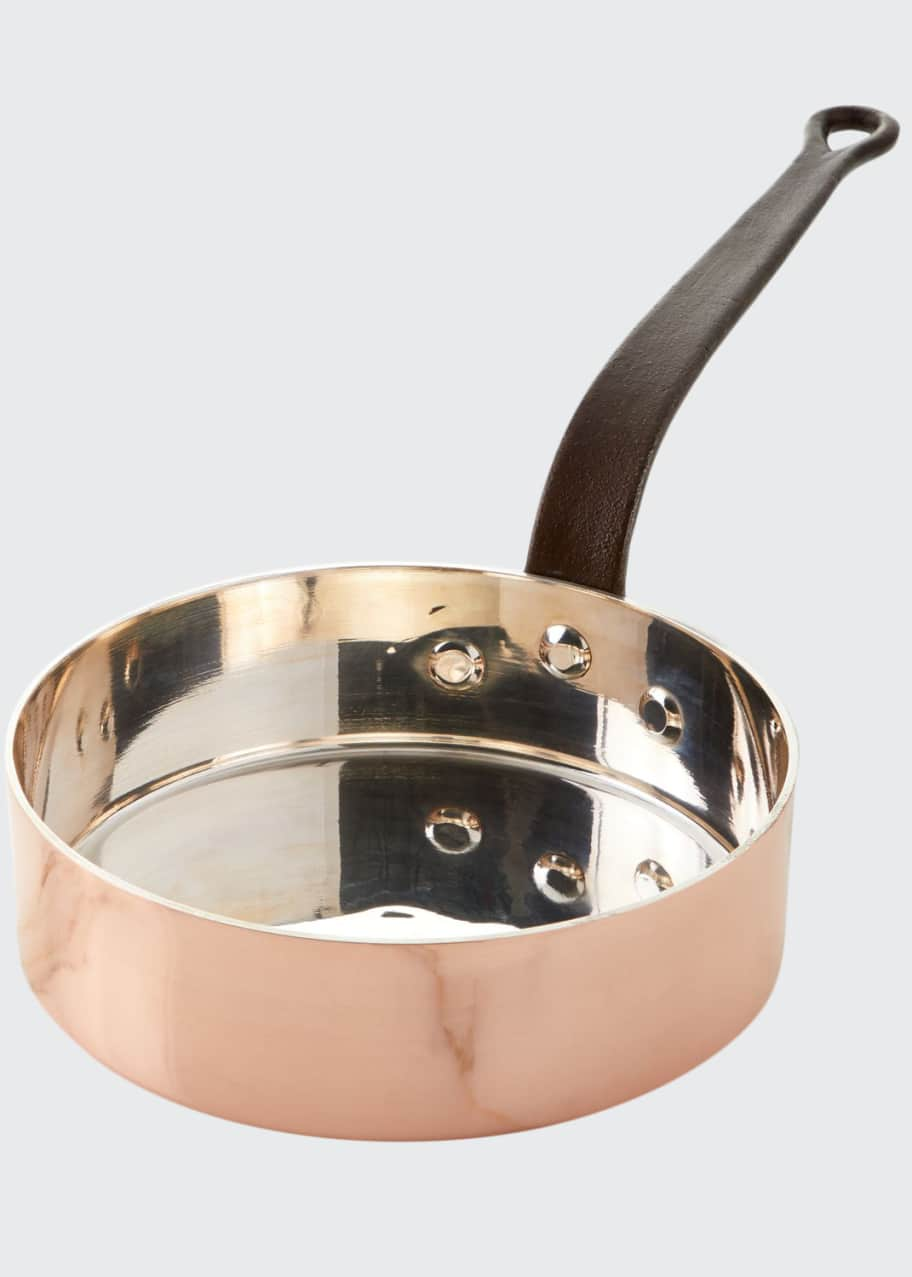 Duparquet Copper Cookware Solid Copper Silver-Lined Saute Pan