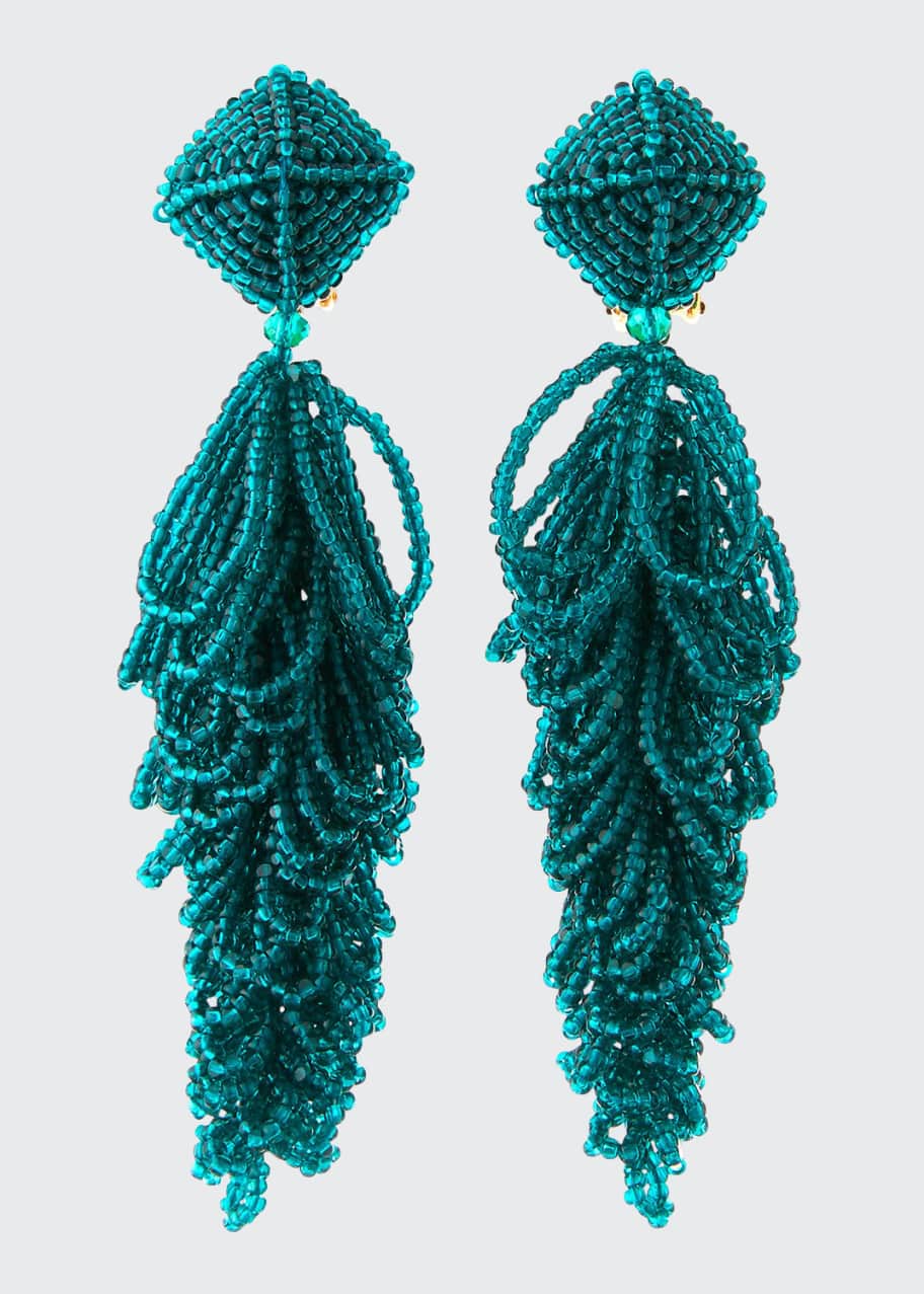 Image 1 of 1: Lulu Seed Bead Earrings