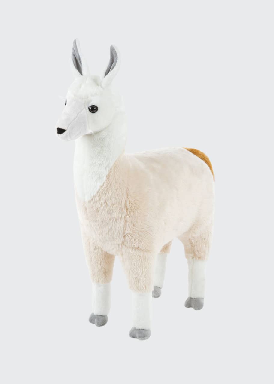 Melissa Doug Standing Stuffed Plush Lifelike Llama Bergdorf