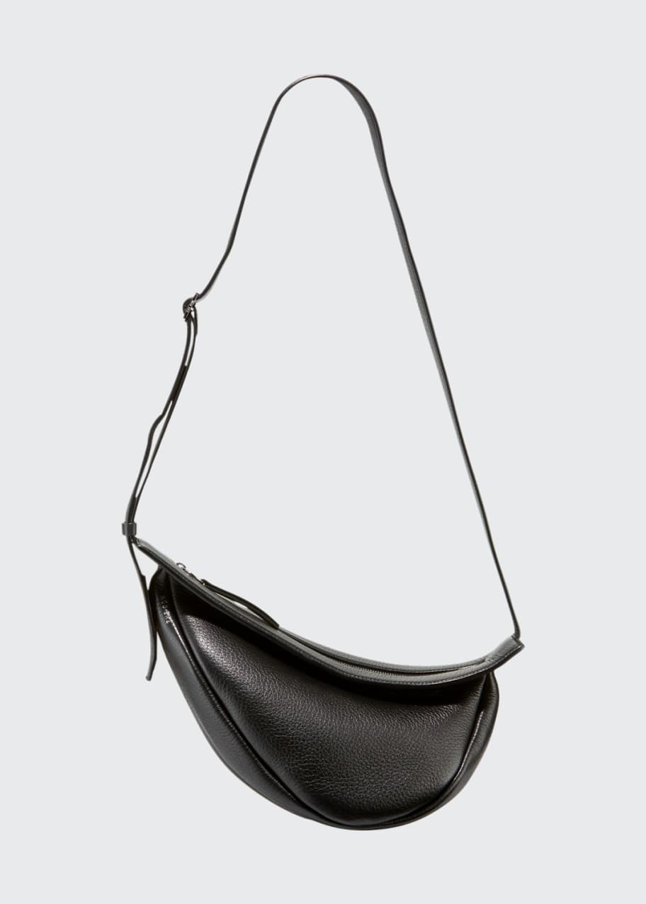 THE ROW Slouchy Banana Small Crossbody in Deerskin - Bergdorf Goodman