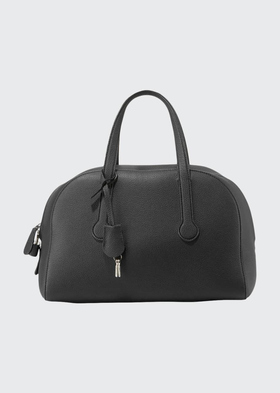THE ROW Sporty Bowler 12 Bag in Pebbled Leather Bergdorf Goodman