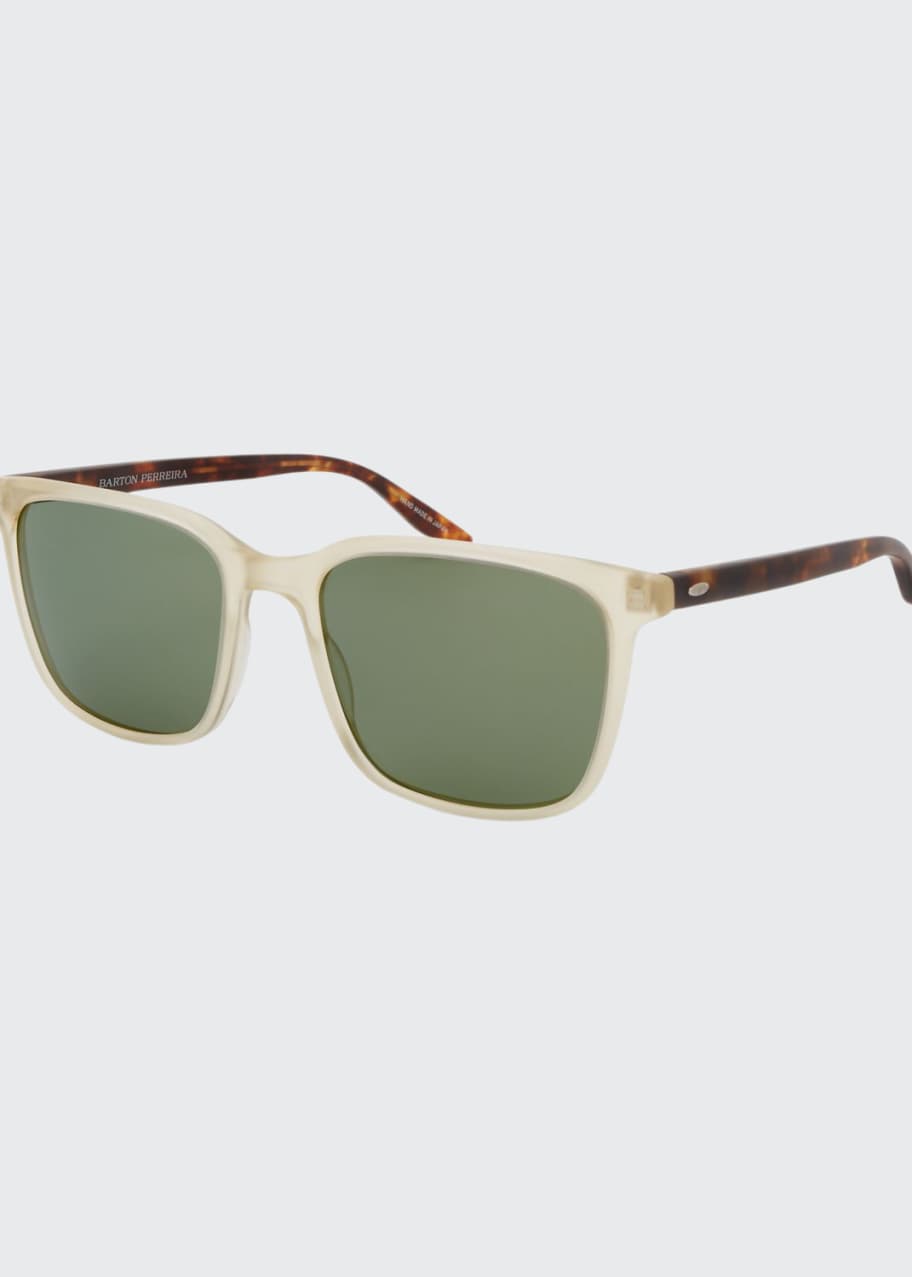 Men s Heptone Two Tone Acetate Sunglasses