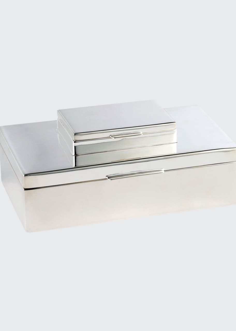Image 1 of 1: Beckbury Stacked Silver Box