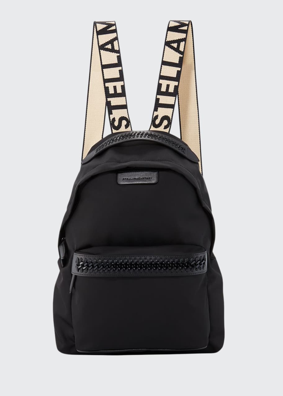 Stella McCartney Logo-Web Nylon Backpack - Bergdorf Goodman
