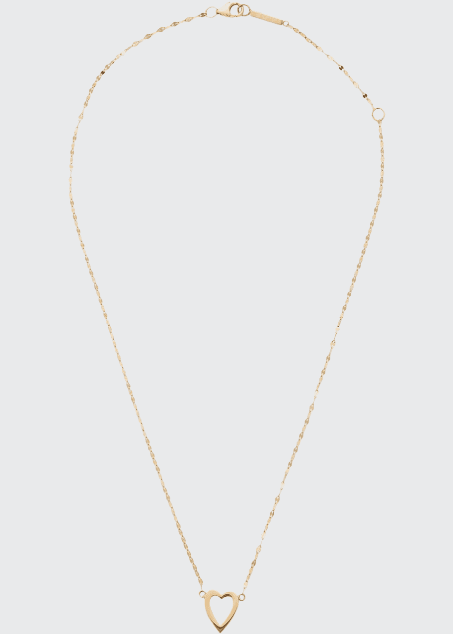 Image 1 of 1: Girls' 14k Gold Heart Pendant Necklace