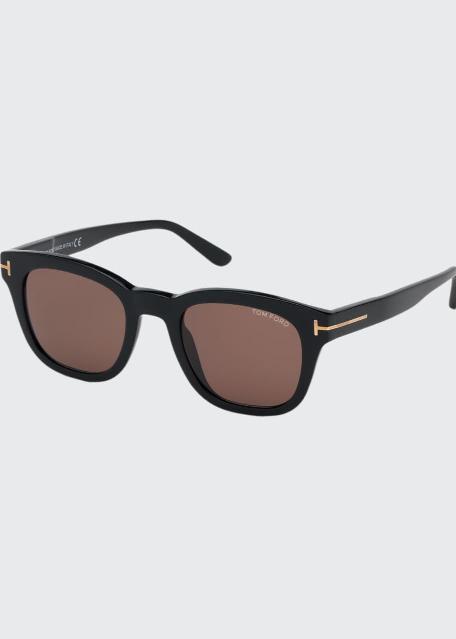 Image 1 of 1: Men's Square Plastic Sunglasses