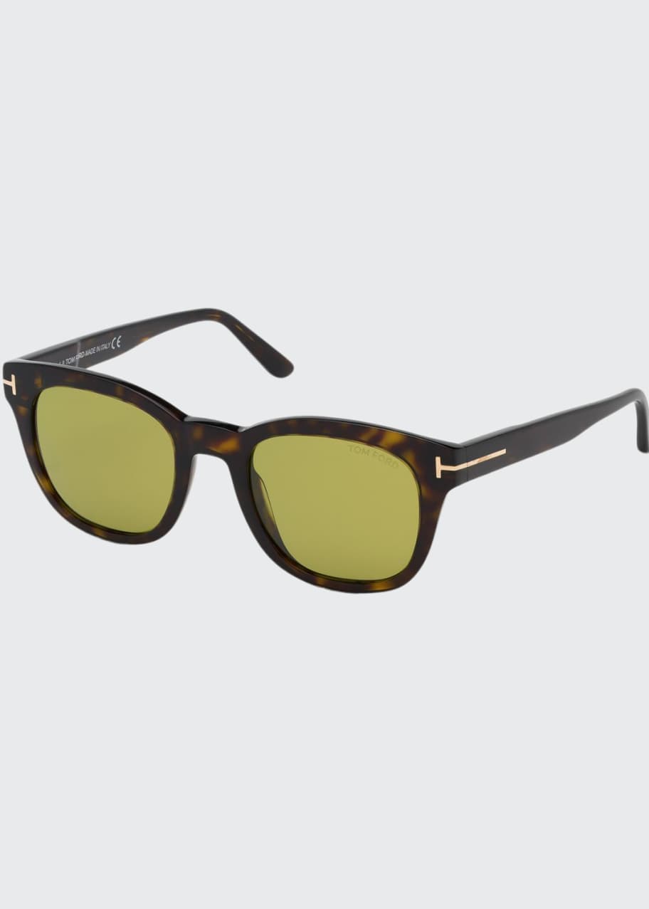 Image 1 of 1: Men's Eugenio Square Plastic Sunglasses