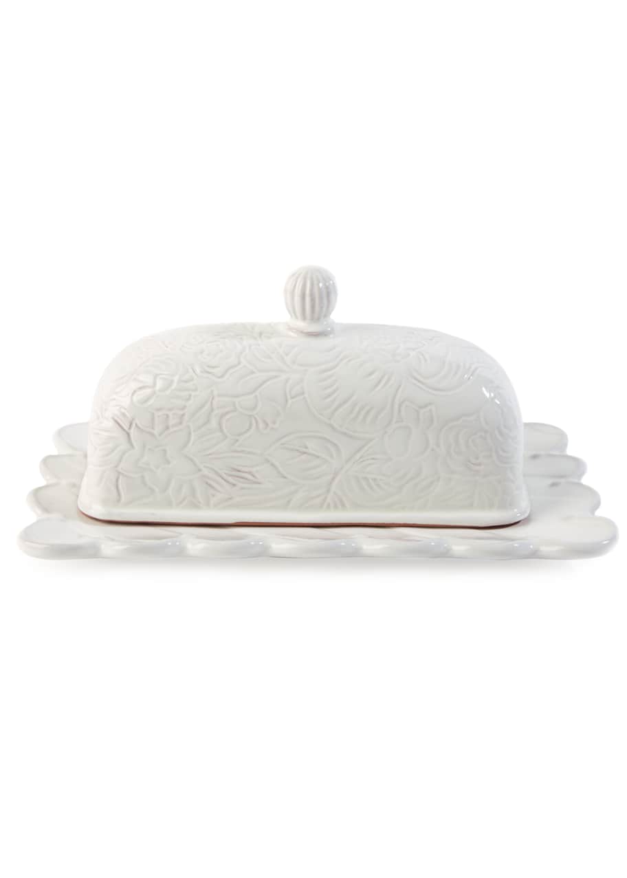 MacKenzieChilds Sweetbriar Covered Butter Dish Bergdorf Goodman