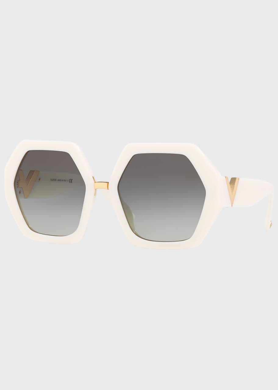Valentino octagonal sunglasses hot sale