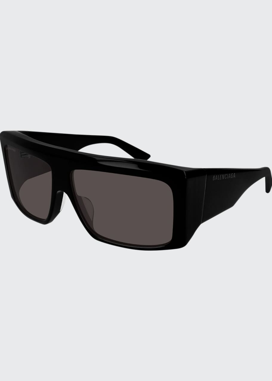 Image 1 of 1: Chunky Acetate Rectangle Sunglasses