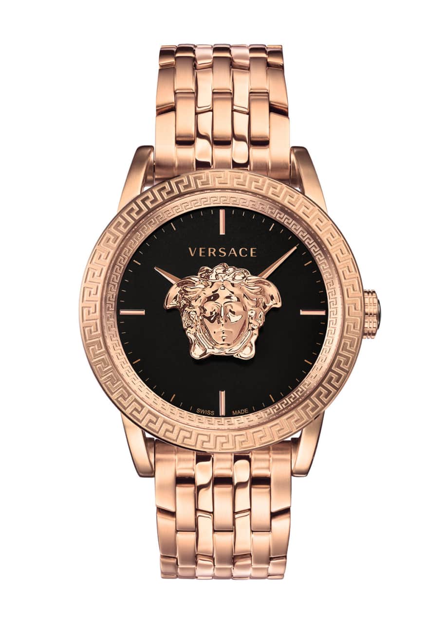 Versace Men's 43mm Palazzo Empire Watch, Rose Gold - Bergdorf Goodman
