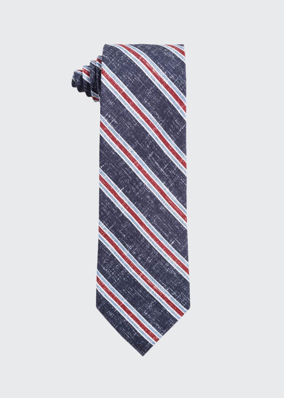 tricolor tie