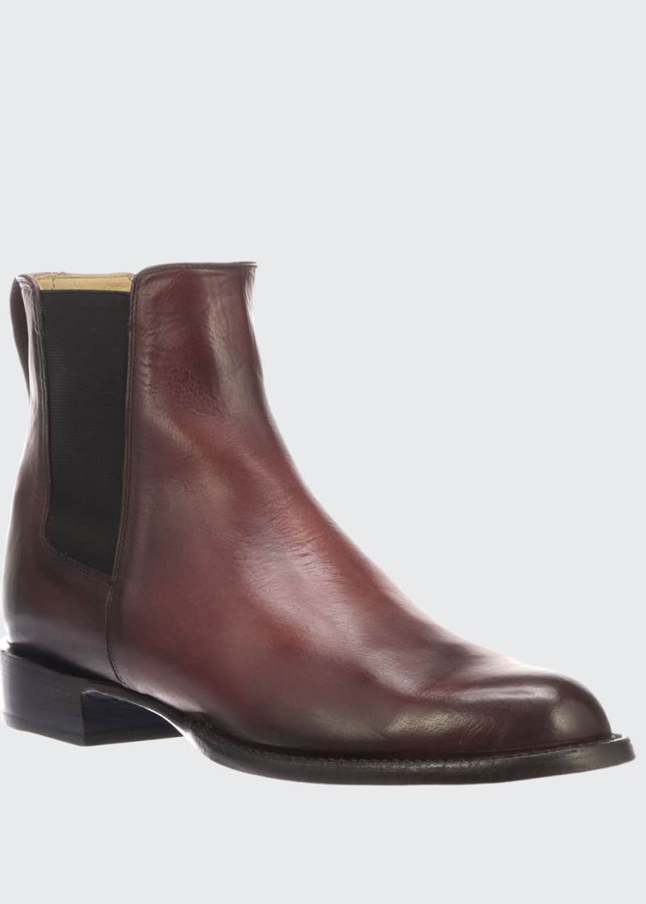 Lucchese Men s Grayson Leather Chelsea Boots Made to Order