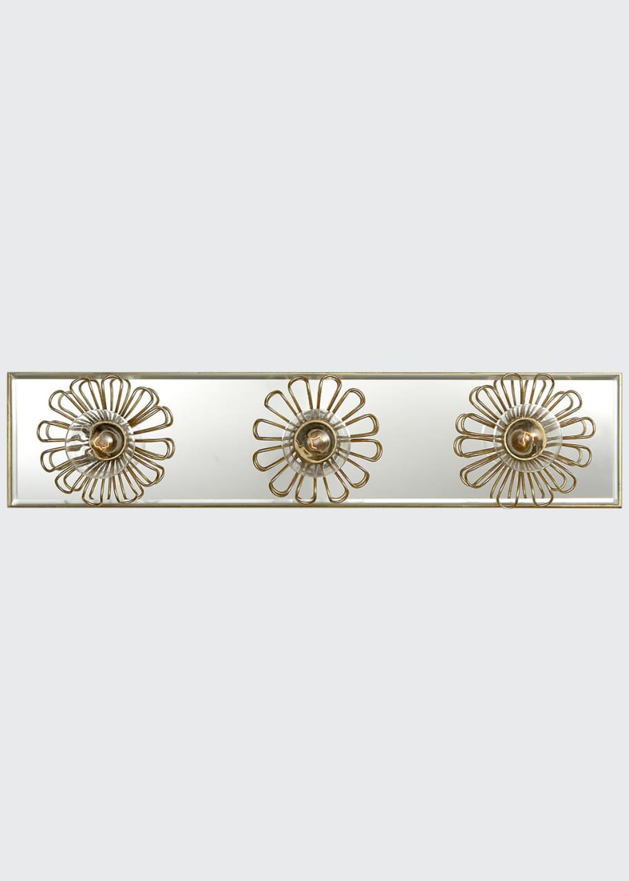 Floral vanity light sale